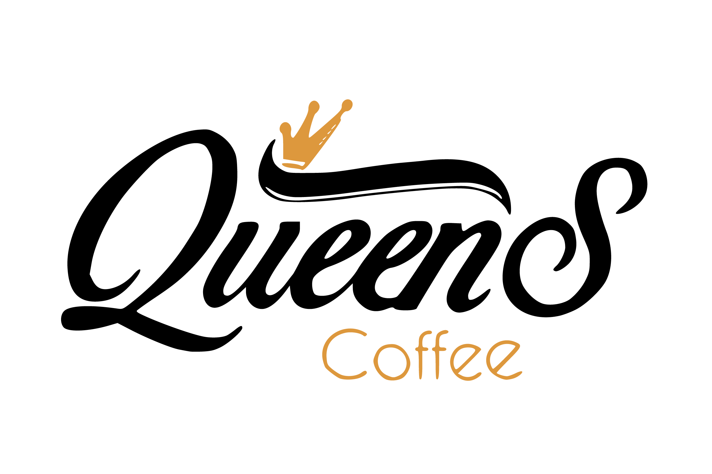 Logo Queens Coffee, cafetería sin gluten cliente de Ismael Molina Community Manager en Montequinto Sevilla